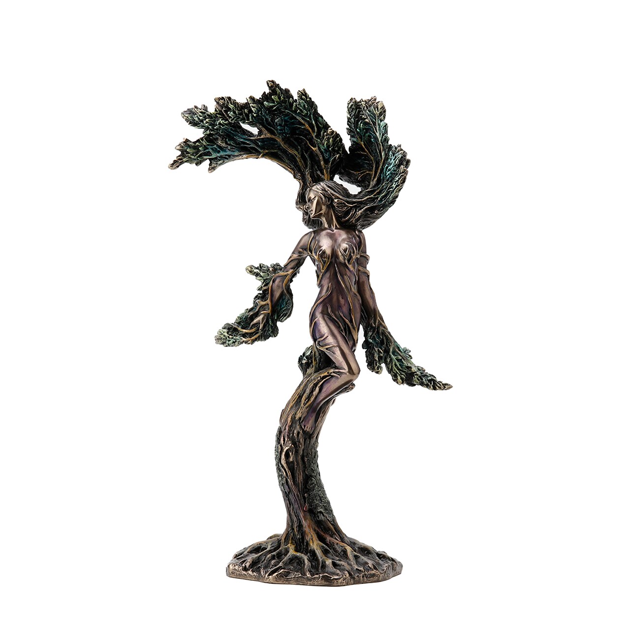 Bronze Finished Meliae The Forest Nymph Statue Greek Mythology